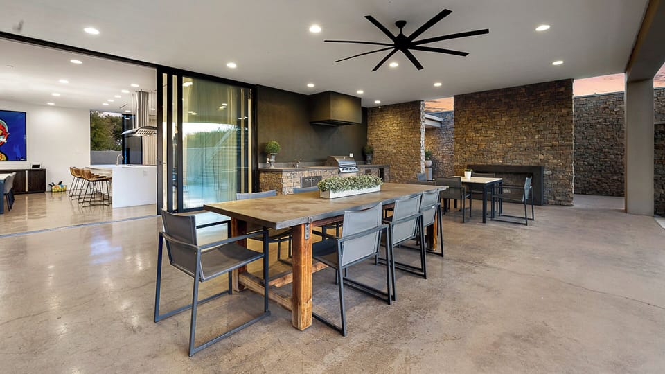 Where the grill is always ready and the table is always set