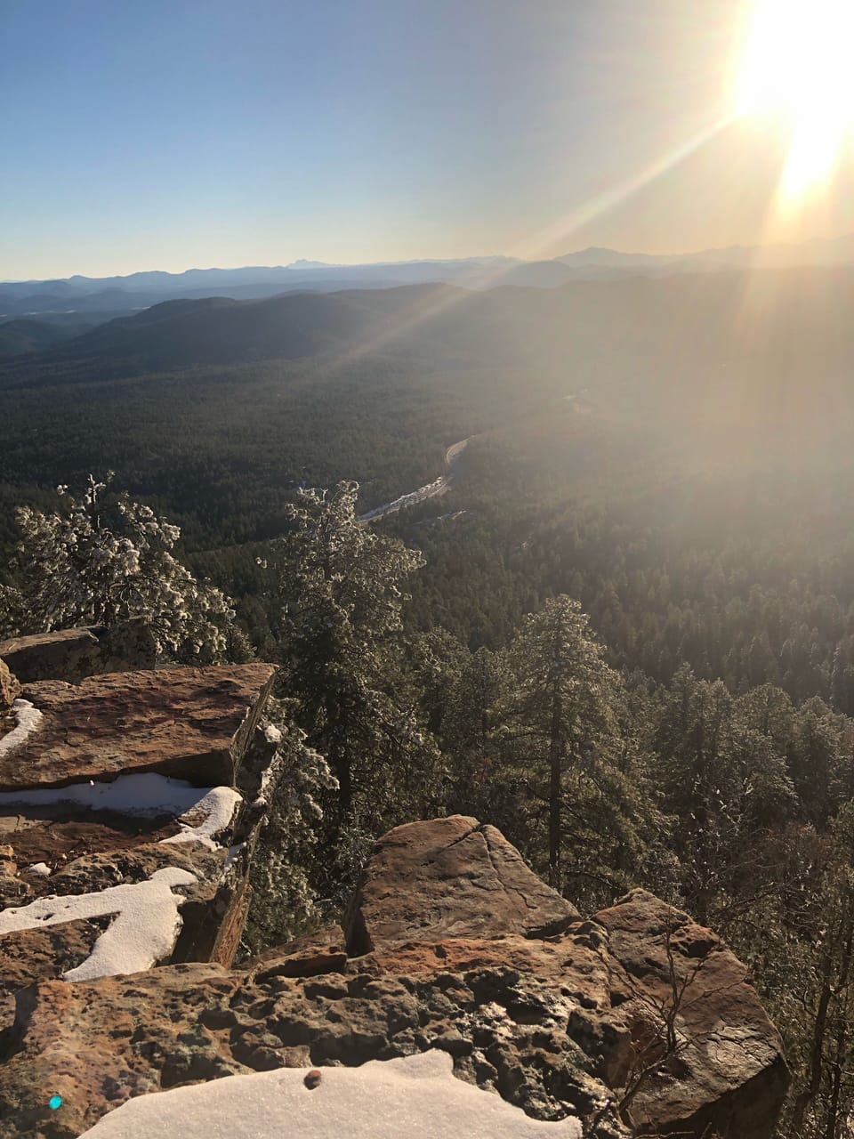Near black canyon lake which is 20 minutes from the cabin.