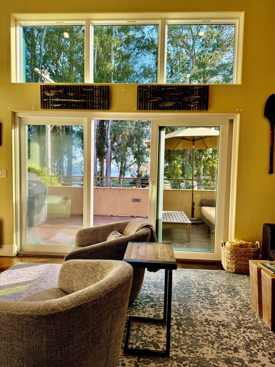 View from the living room
