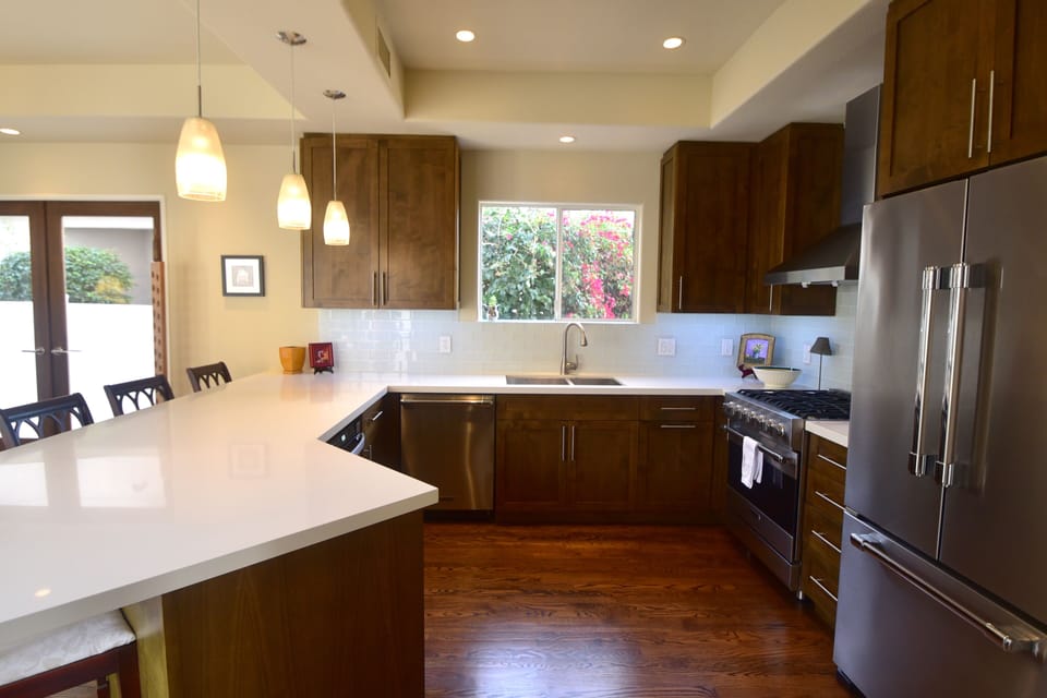 Kitchen with Viking appliances
