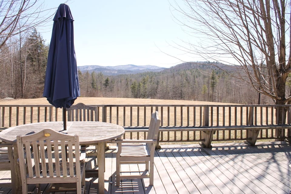 Early Spring view from deck