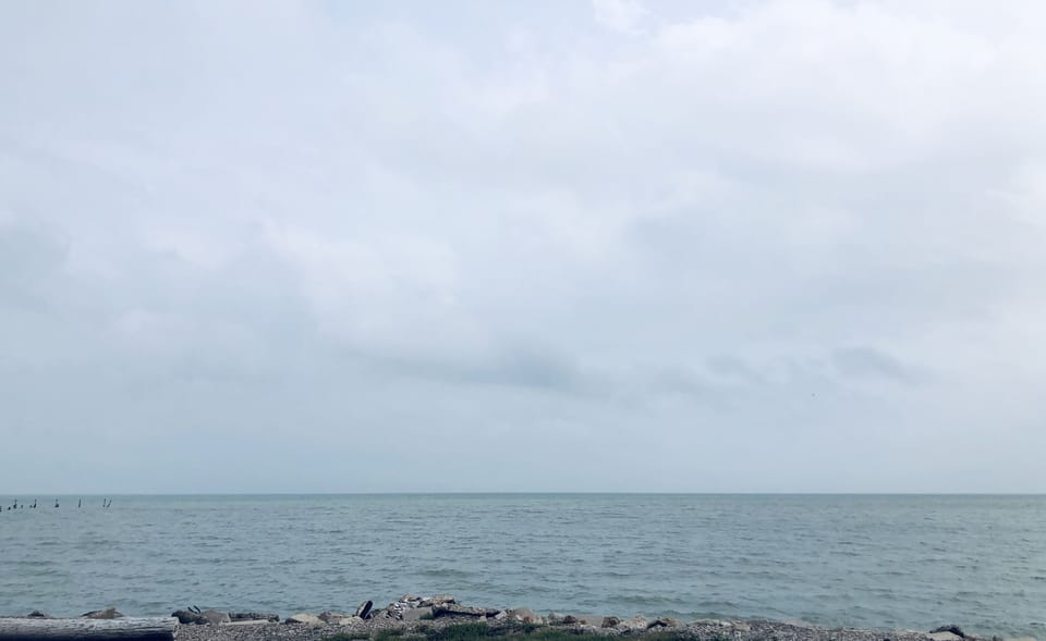 Oso Bay is a 4 min drive from condo.