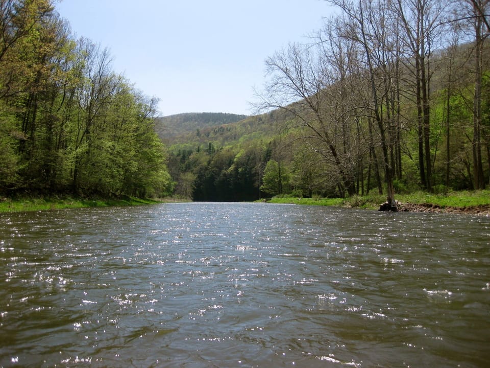 Pine Creek.  Not far from the cabin.