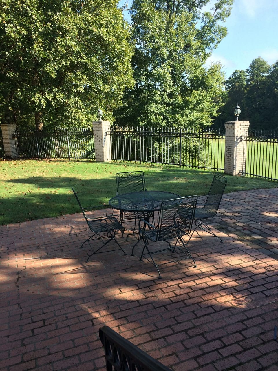 Back yard and patio