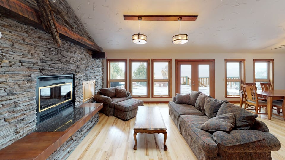 Upstairs living room.  