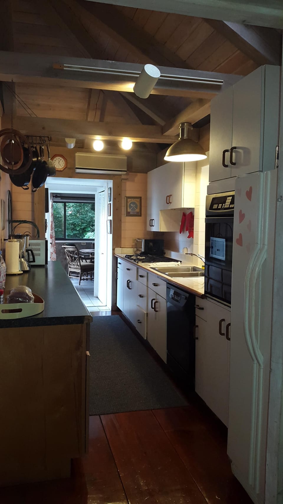 Our kitchen has all gourmet amenities--though we can arrange catering for you!
