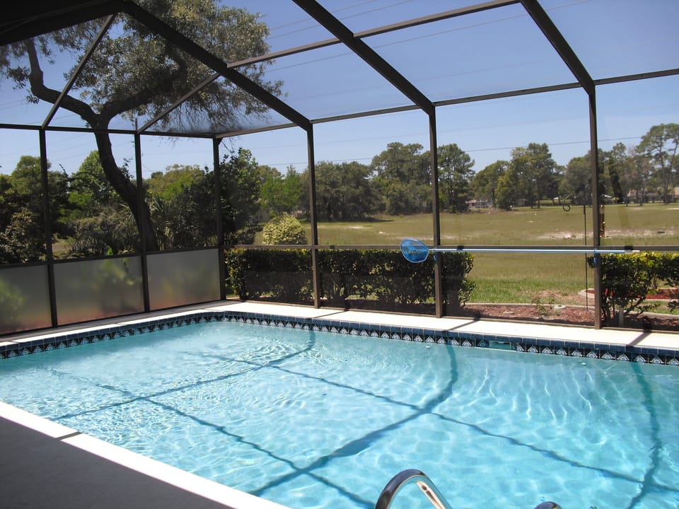 Swimming pool looking to the southwest
