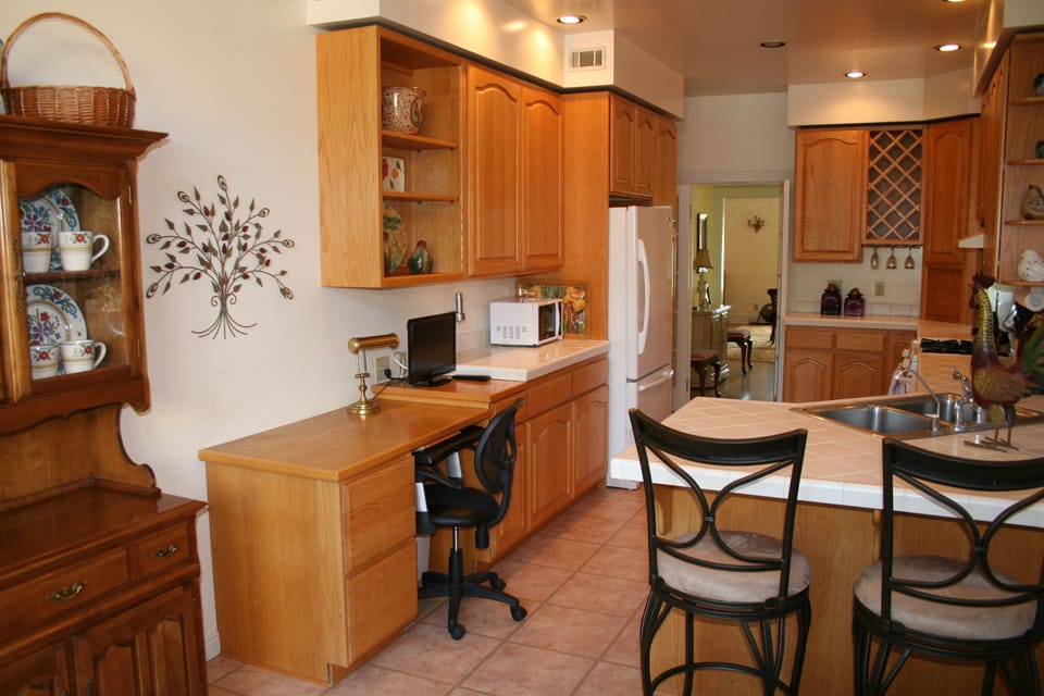 Large kitchen is cooks dream with everything you need