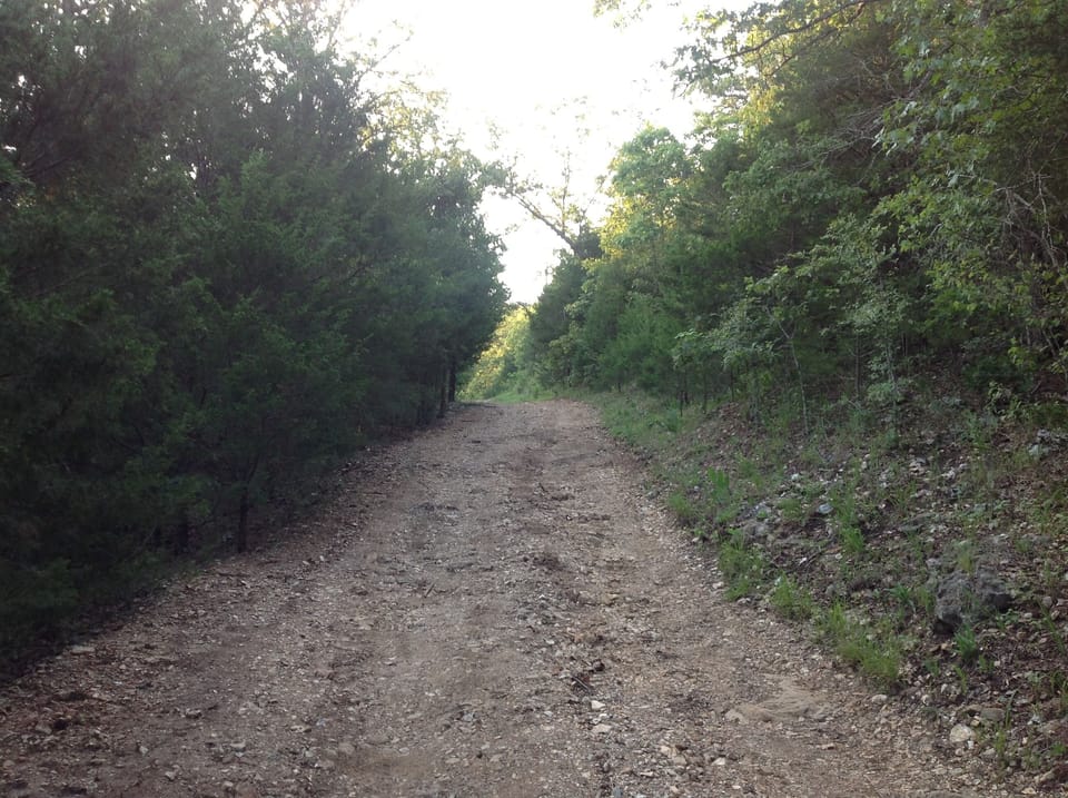 Private gravel lane