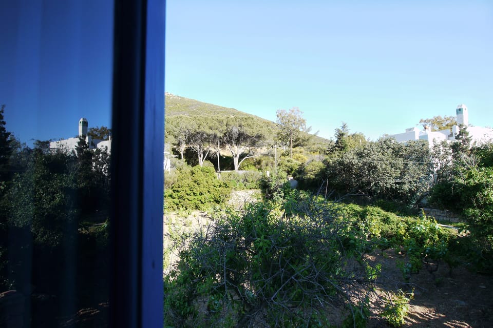 View from the quiet bedroom. Enjoy the beautiful nature surrounding the house.