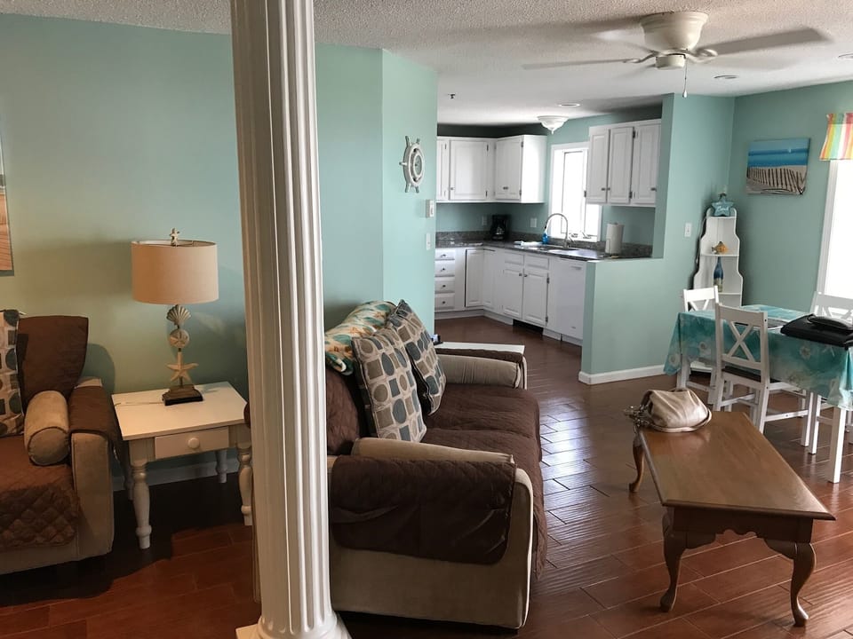 Living area/kitchen