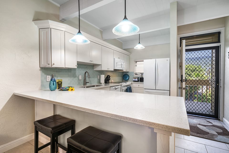 Fully stocked kitchen