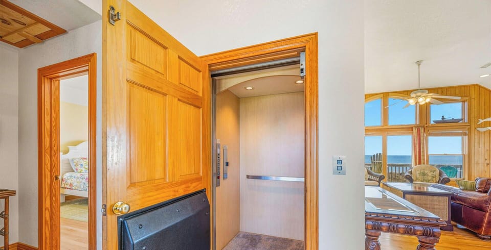 Your private elevator ensures effortless access between floors, making your vacation completely comfortable and convenient.