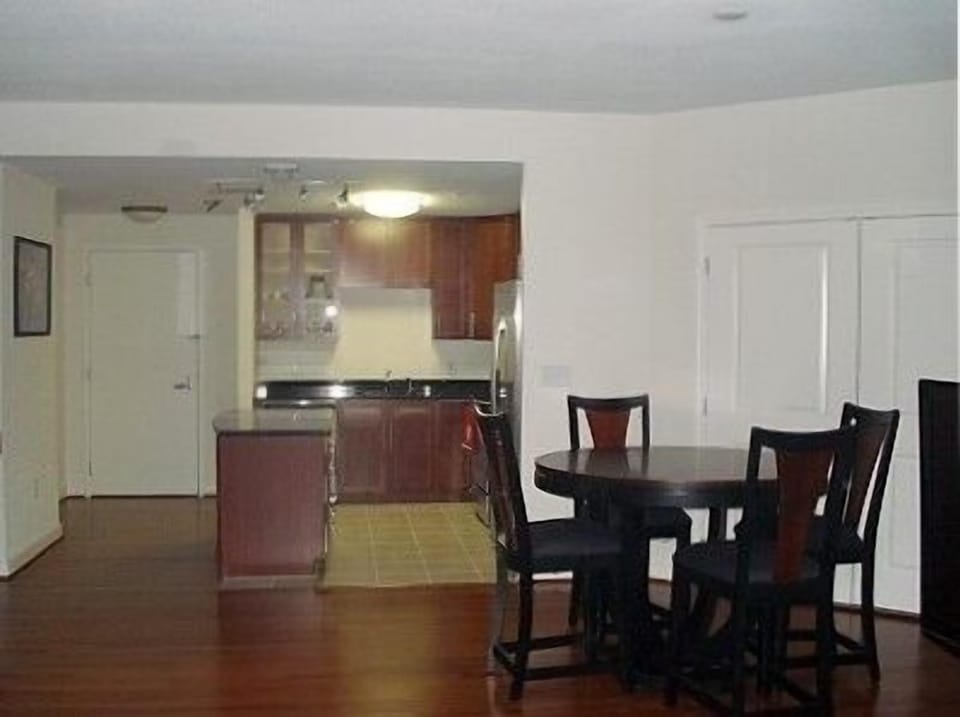 View of Kitchen and Dining Area