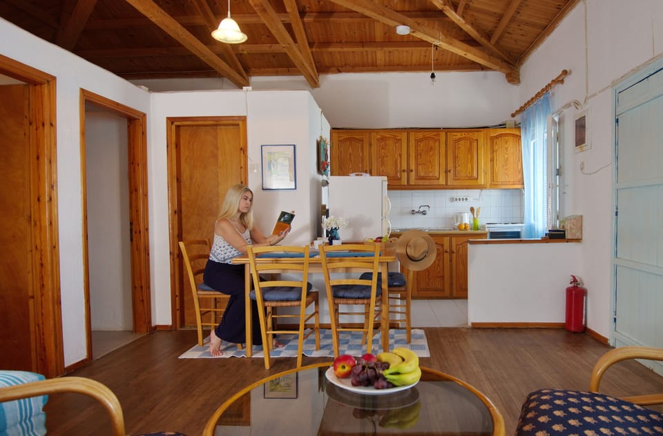 dining  area open plan with living 