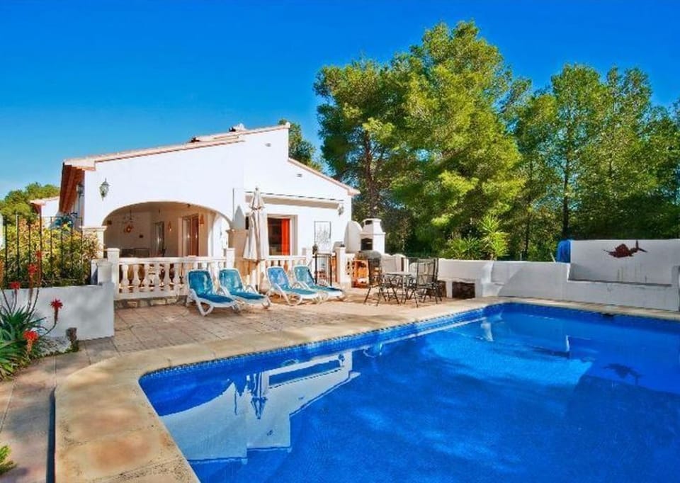 South facing pool and terrace