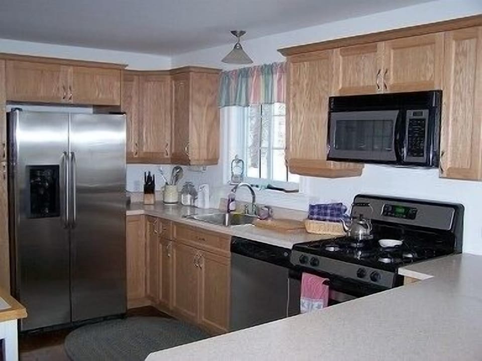 Our kitchen that looks into the great room.