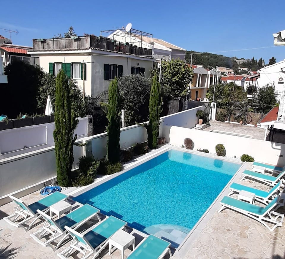 Located on a quiet, side street of Kassiopi