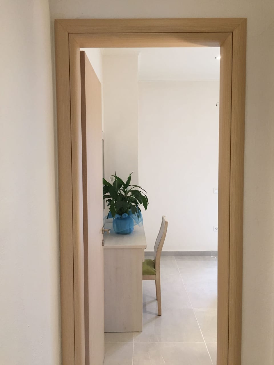View from the central hallway