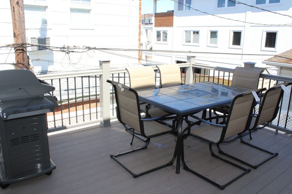 Back Deck with BBQ Grill
