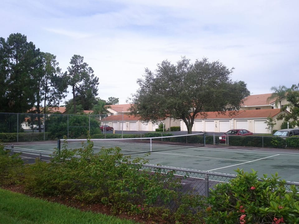 tennis count next to the unit