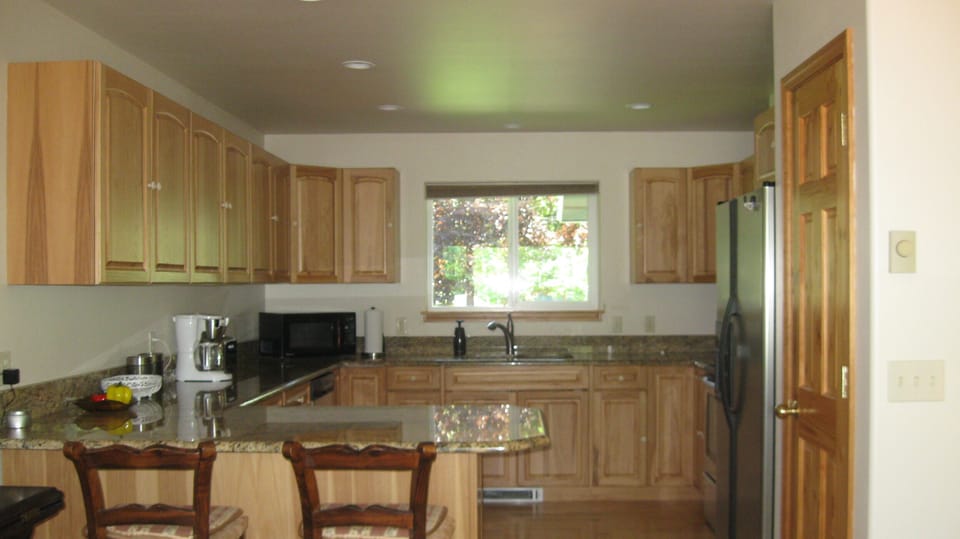 Gourmet kitchen with high end appliances