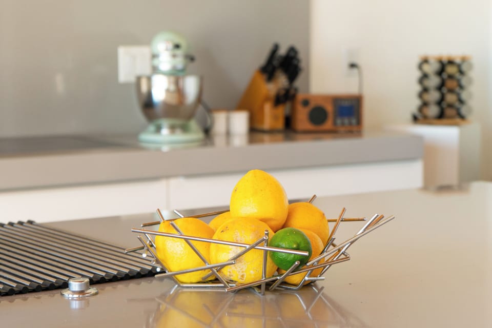 Fresh Lemons from the Backyard
