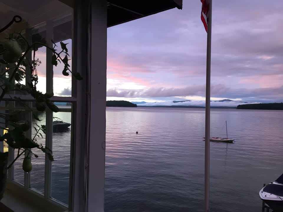 Sunset from the “porch”