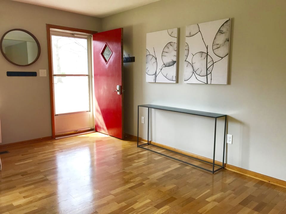 Front entry.  Welcome home!