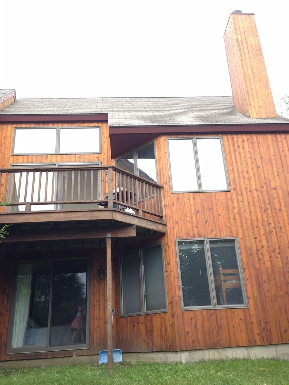 condo from backyard