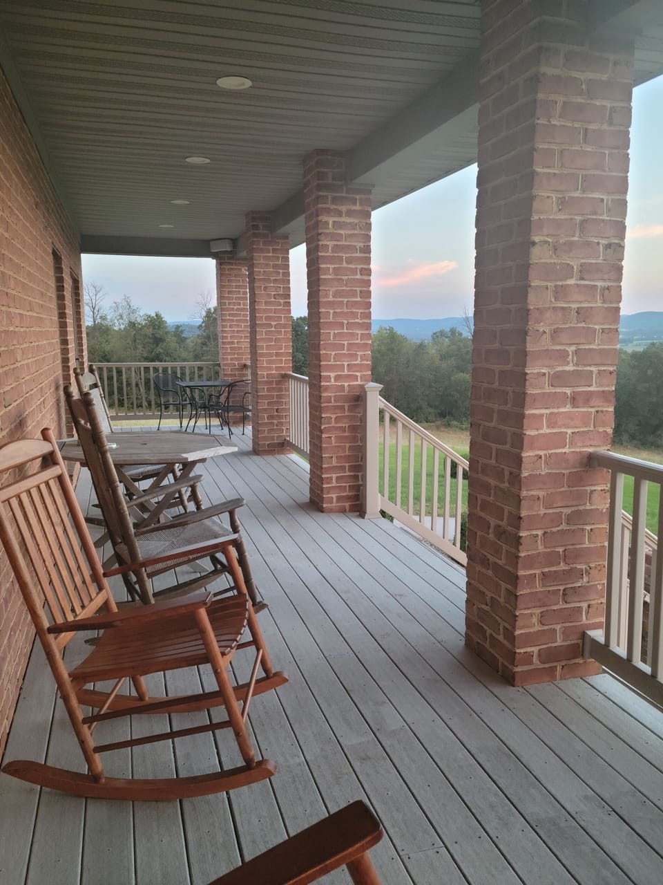 Front porch, with rockers