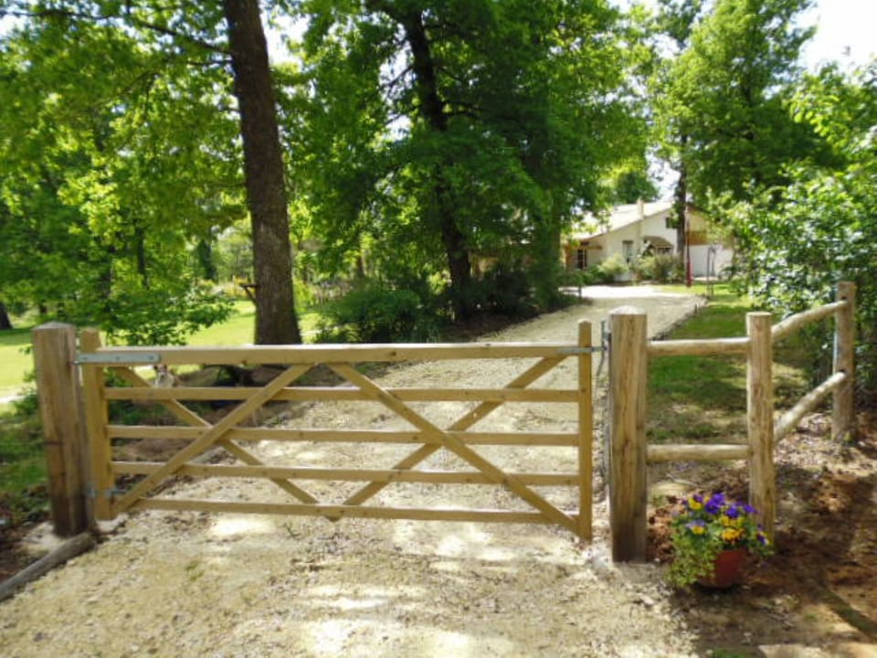 Private gated entrance