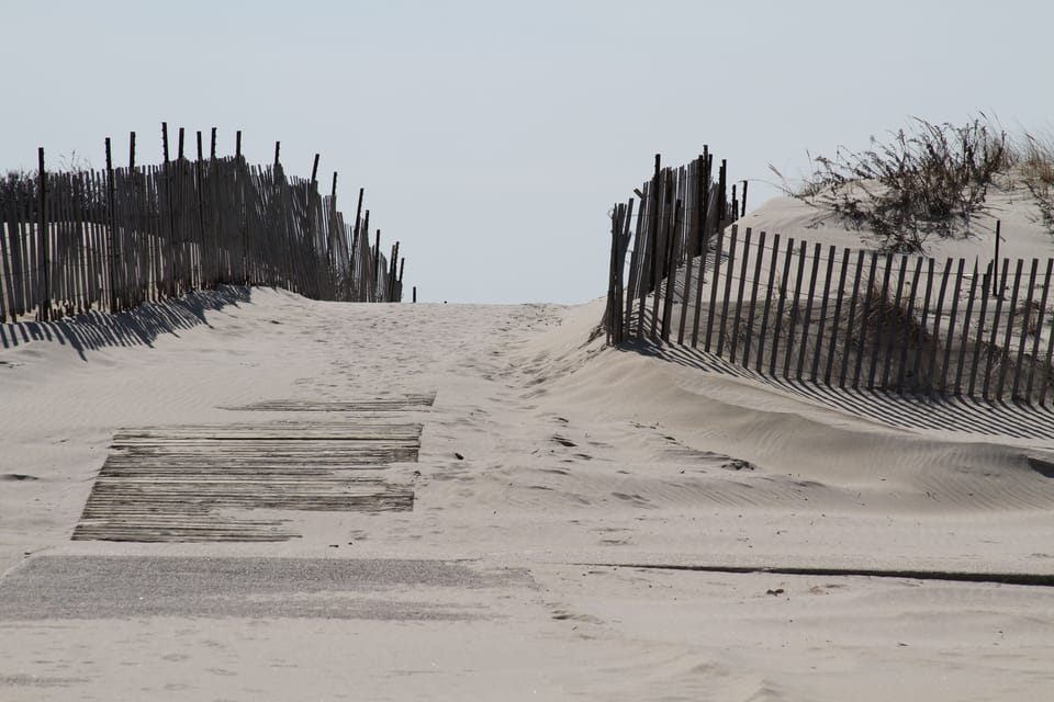Private beach 