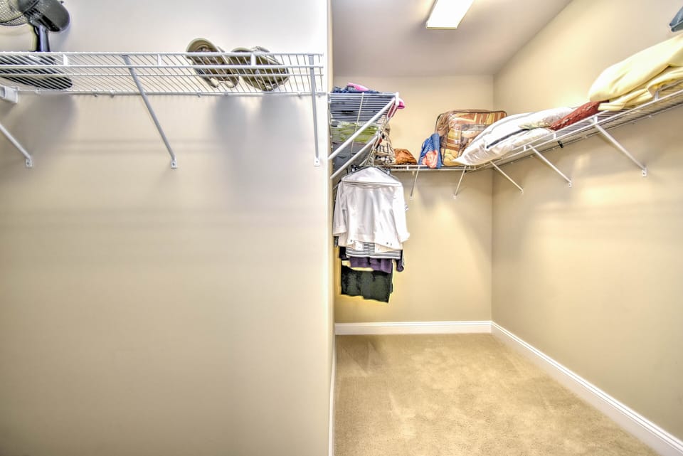 Enormous master closet