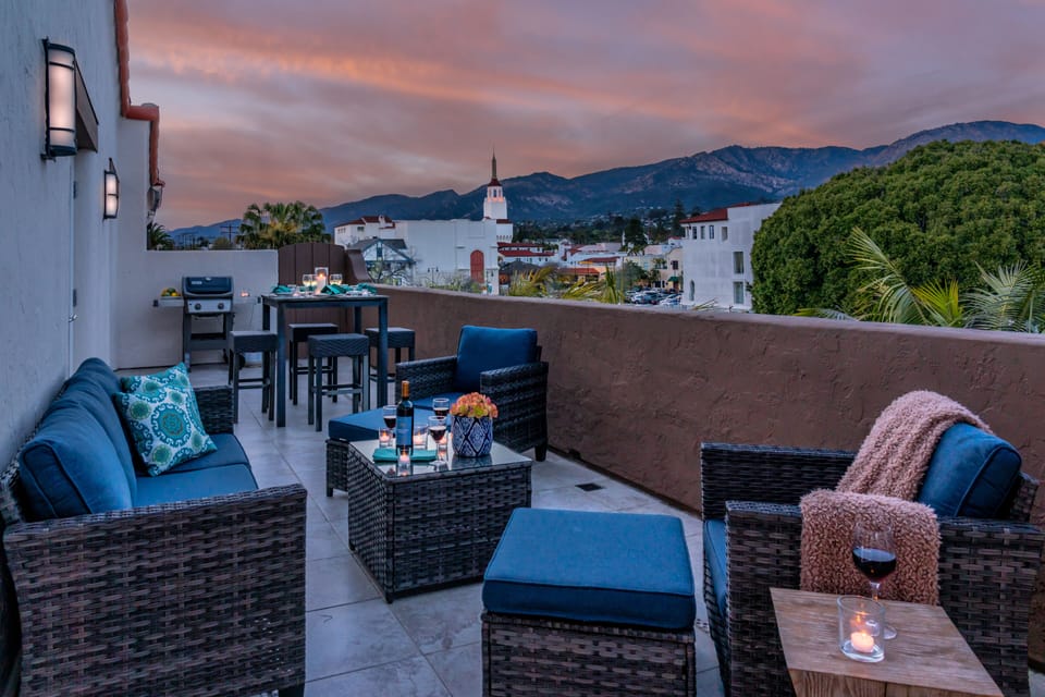Relaxing outdoor space.