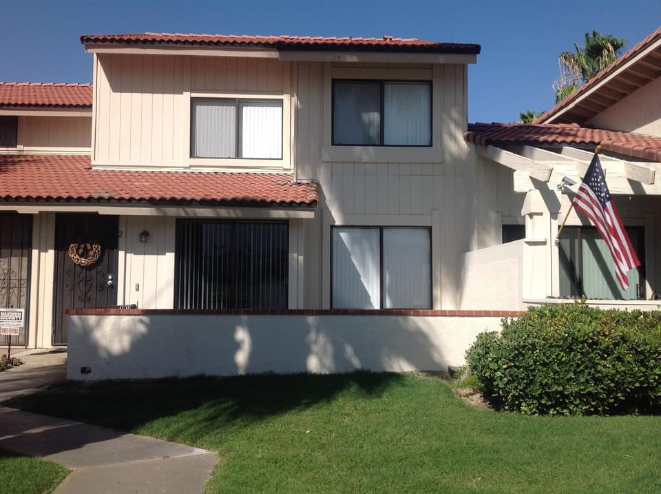 Front of condo