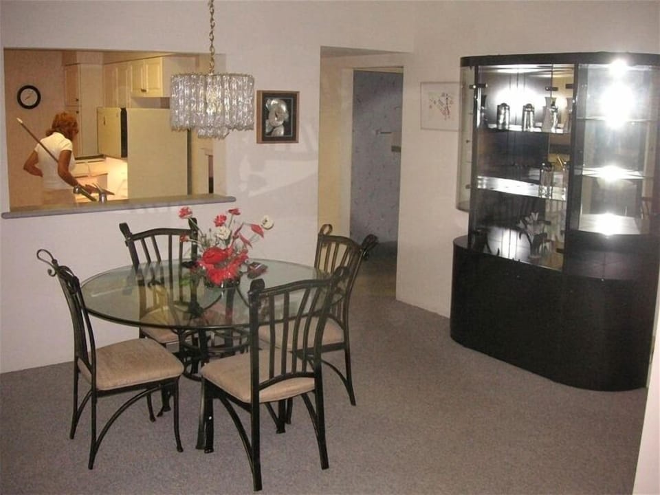 Separate Dining Area with convenient pass-through from large Kitchen