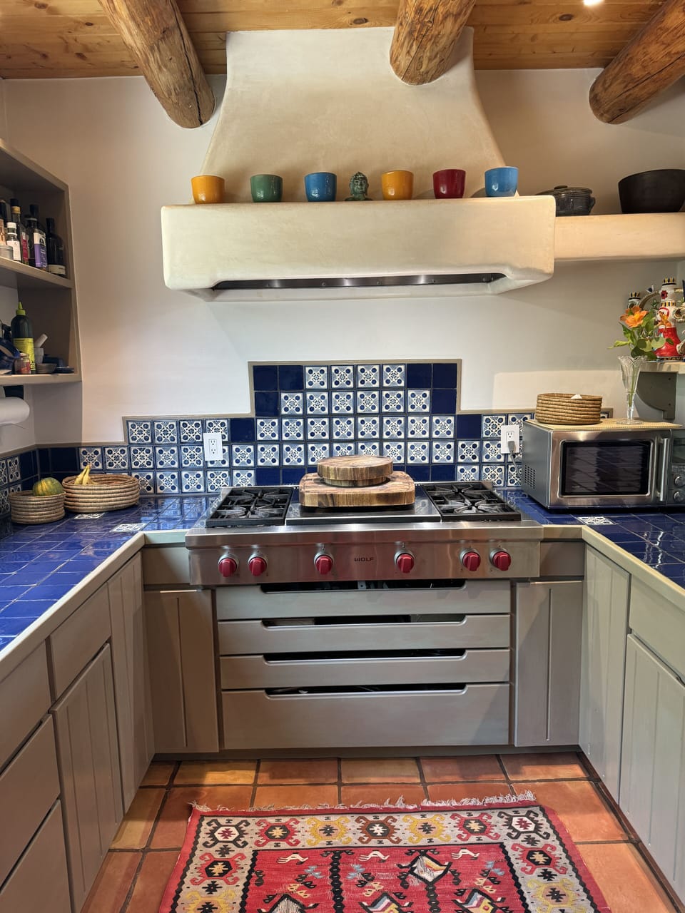 Wolf 4 Burner gas with double griddle
Microwave, airfryer, convection combo