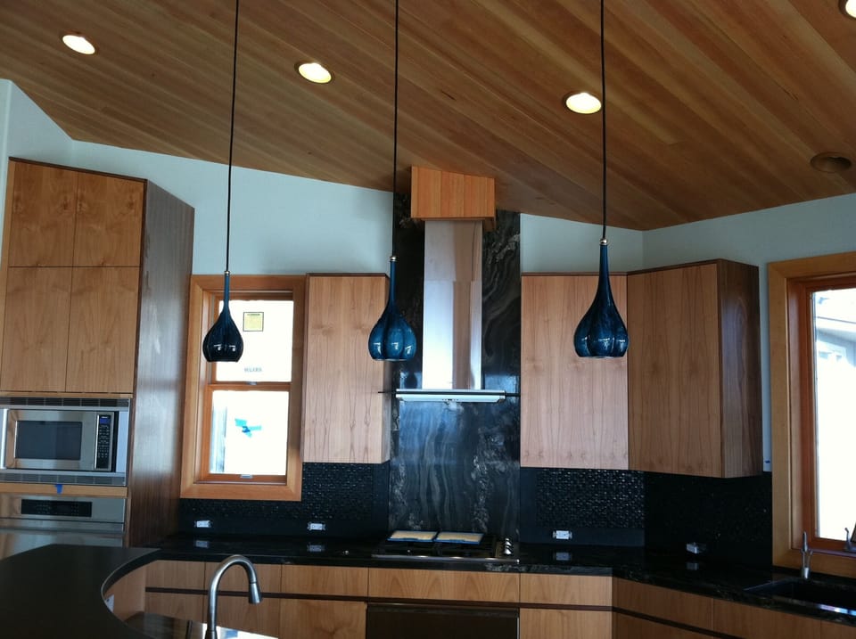 A chef's delight - gas range, warming drawer, convection oven, prep sink, more 