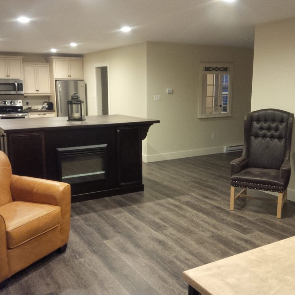 open living room entertainment space
