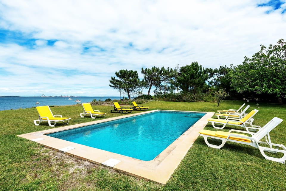 Pool overlooking the dolphin bay