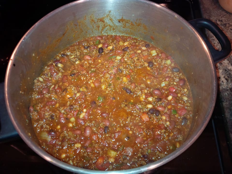 Might share my chili recipe