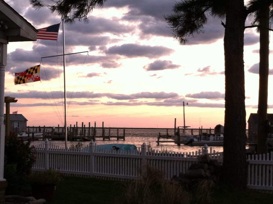 Sunset from our backyard
