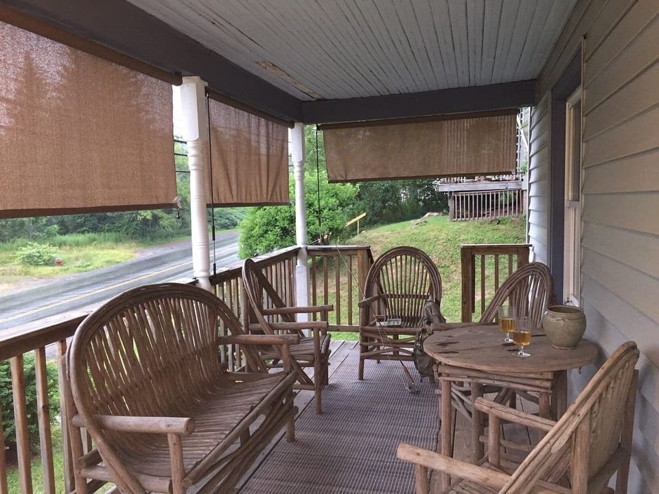 Large front porch to relax and unwind. 