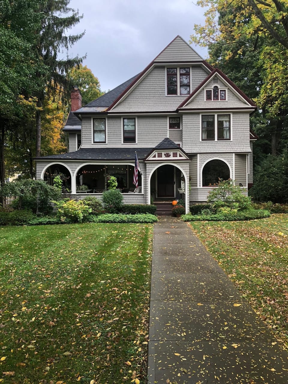 Front of house on the Main Street of town (college street)