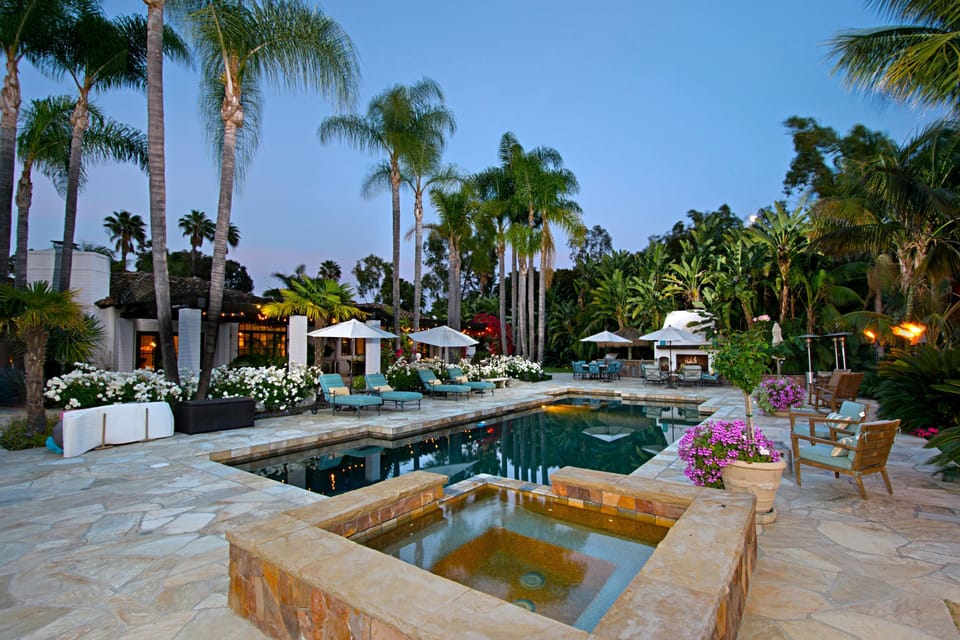 Hot tub and pool