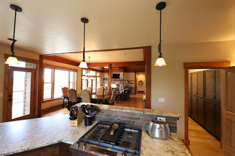 Formal dining area from kitchen