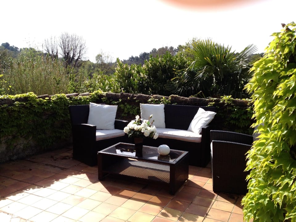 Private terrace outside master bedroom