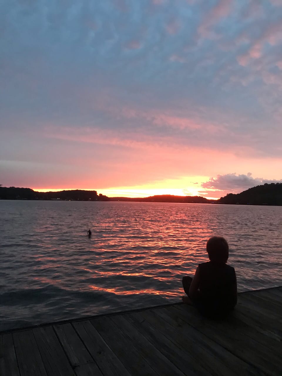 When the sun goes down!