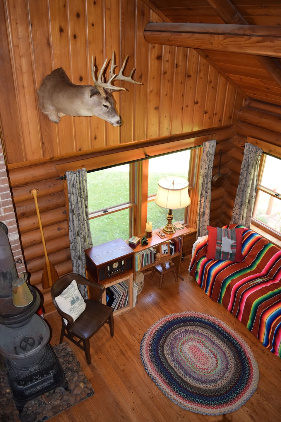 Living area (view from loft)